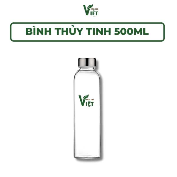 Bình thuỷ tinh Tiệm Trà Việt