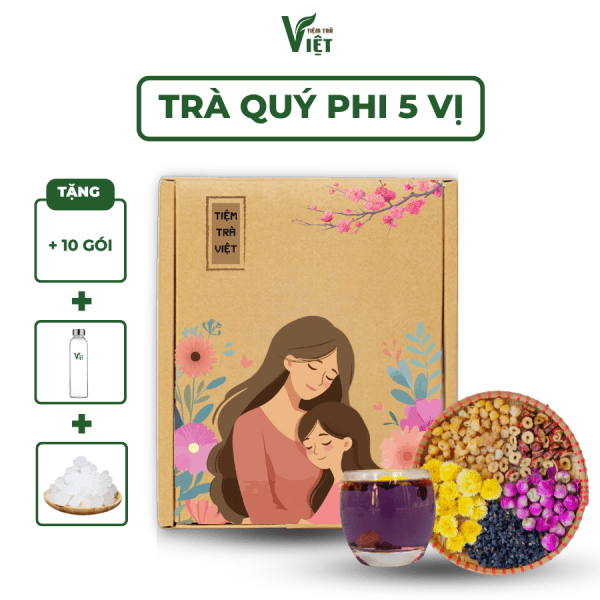 Trà Quý Phi 5 Vị Tiệm Trà Việt