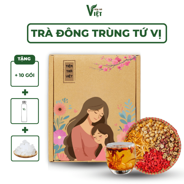 Trà đông trùng tứ vị Tiệm Trà Việt
