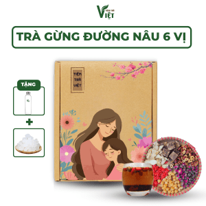 Trà Gừng Đường Nâu Tiệm Trà Việt