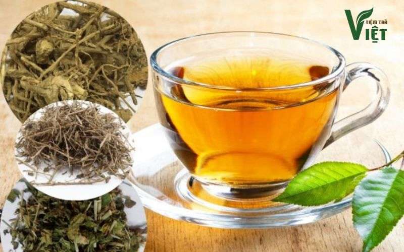 Trà cà gai leo rau má Tiệm Trà Việt giúp cải thiện sức khỏe