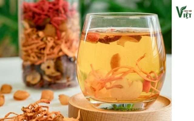 Trà đông trùng hạ thảo 7 vị thơm ngon bỏ dưỡng, tốt cho sức khỏe
