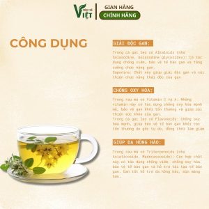 Công dụng trà cà gai leo rau má