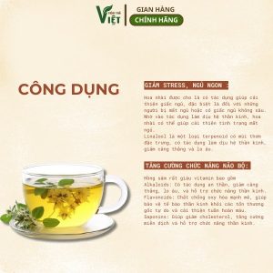 Công dụng trà sâm hoa nhài