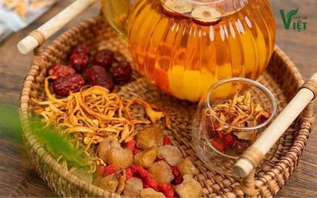 Trà đông trùng hạ thảo 7 vị dễ ngủ, bổ thận tốt cho sức khỏe