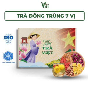 trà đông trùng 7 vị Tiệm trà Việt