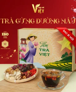 trà gừng đường nâu