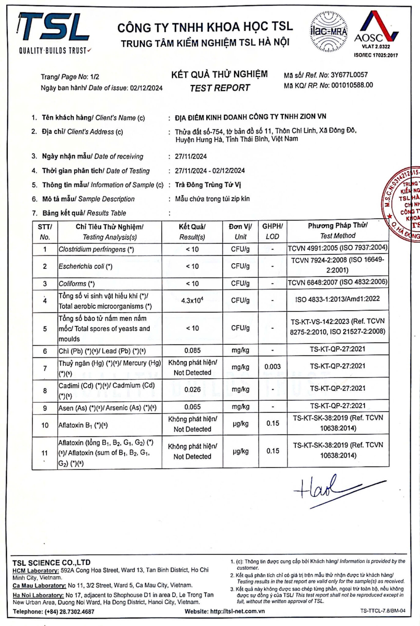 Đông trùng 4 vị