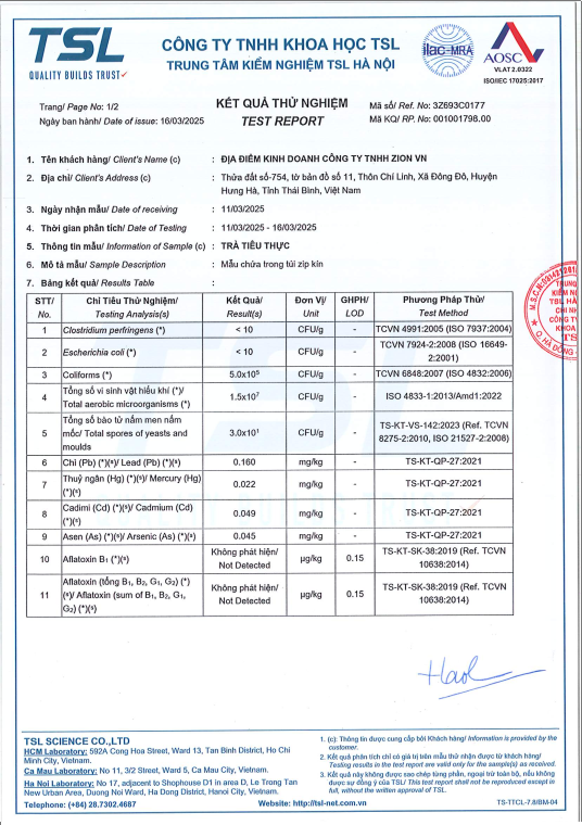 Kiểm định tiêu thực