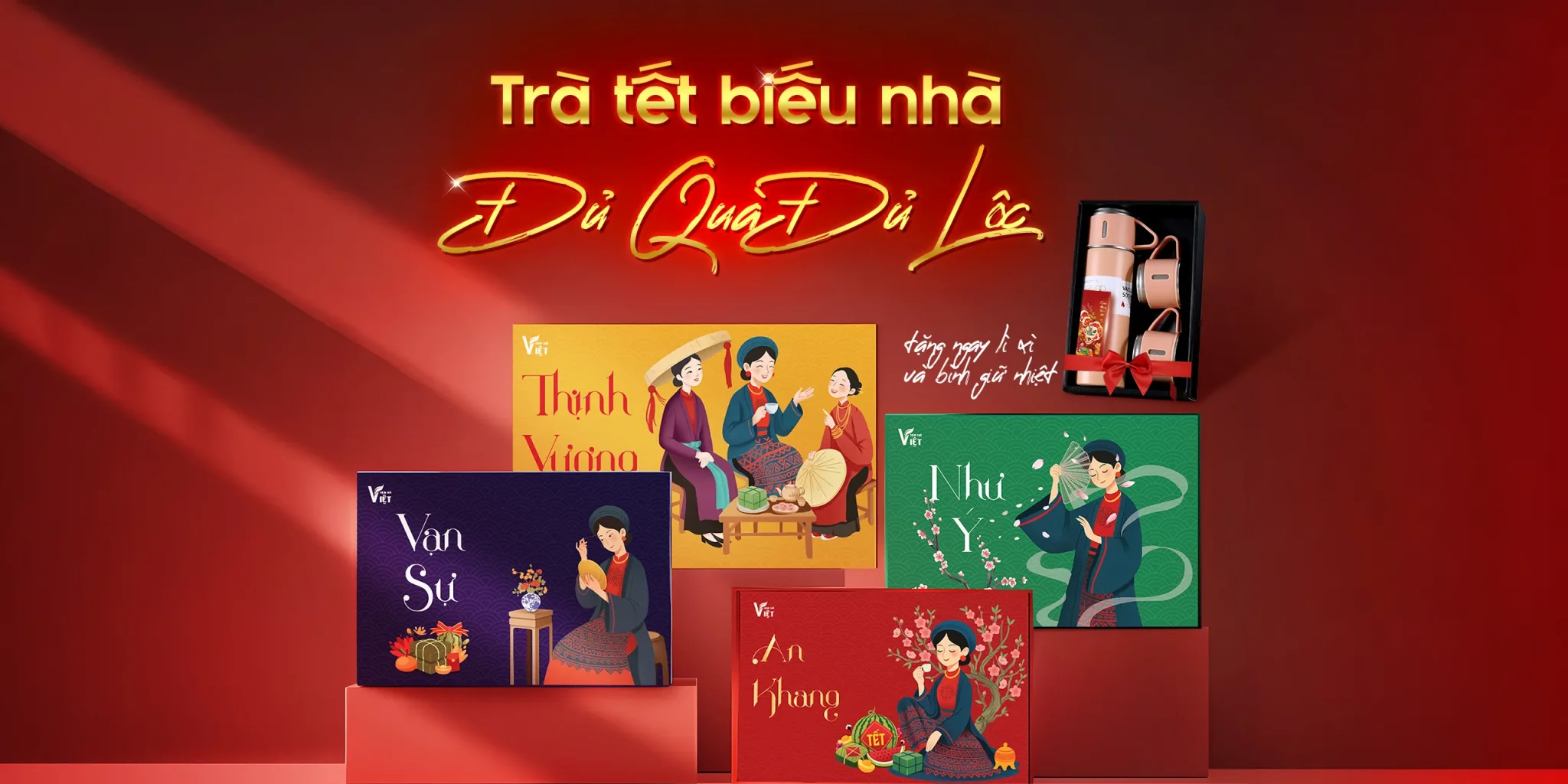 Trà tết biếu nhà đủ quà đủ lộc